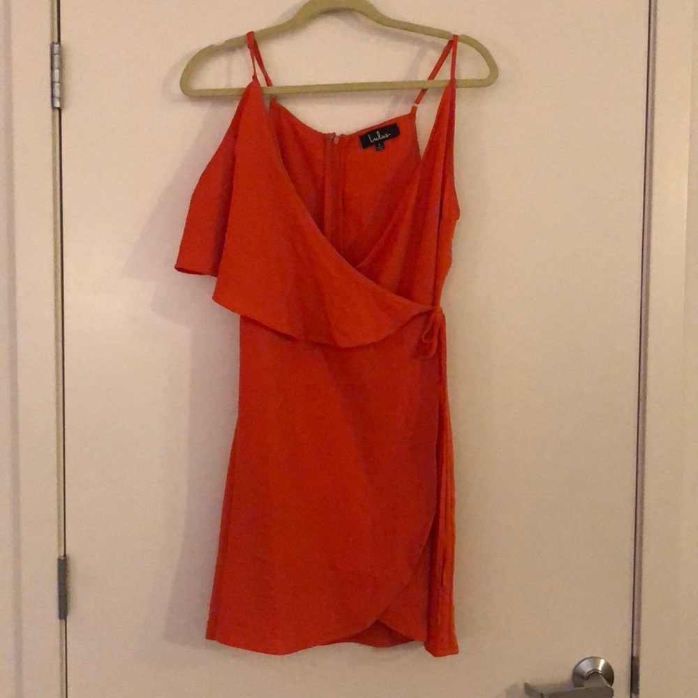 Lulu’s Faux Wrap, 1 Cold Shoulder Dress